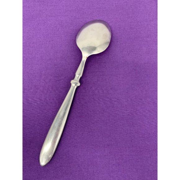 Hampton Bristo Forged Stainless 18/8 Flatware Table Serving Spoon Heavy - Picture 2 of 4